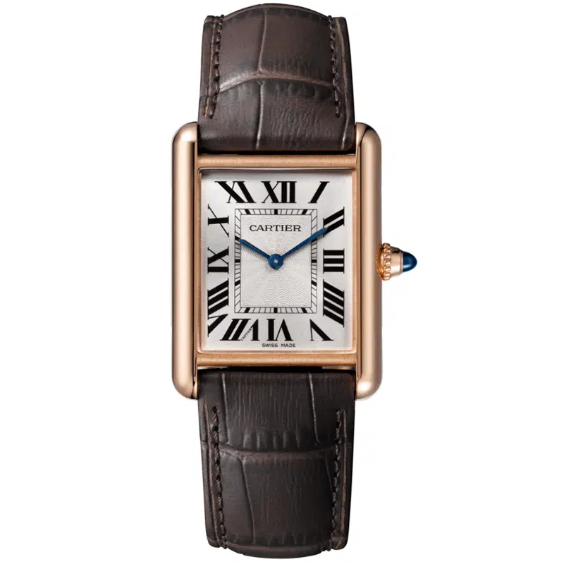 Cartier Tank Louis Cartier WGTA0011 33.5mm 18K pink Silvered