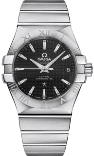 Omega Constellation 123.10.35.20.01.002 Stainless steel Black