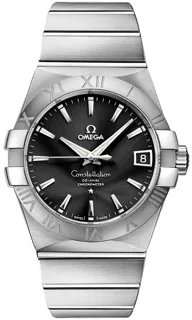 Omega Constellation Men 123.10.38.21.01.001 Stainless steel Black