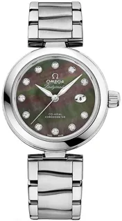 Omega De Ville 425.30.34.20.57.004 Stainless steel Black