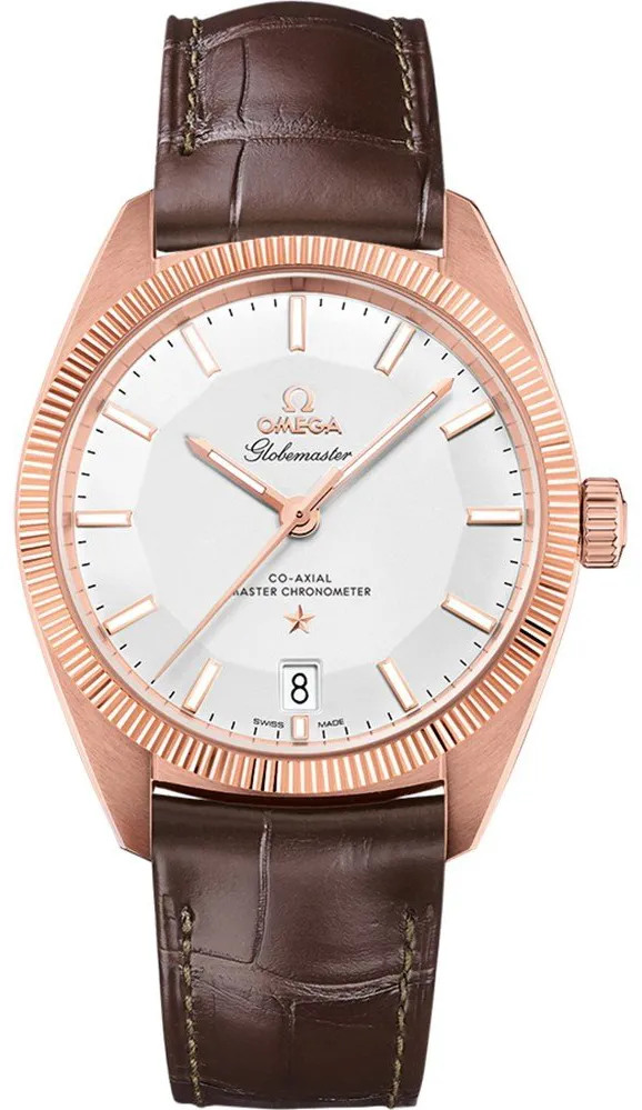 Omega Globemaster 130.53.39.21.02.001 39mm Rose gold Silver