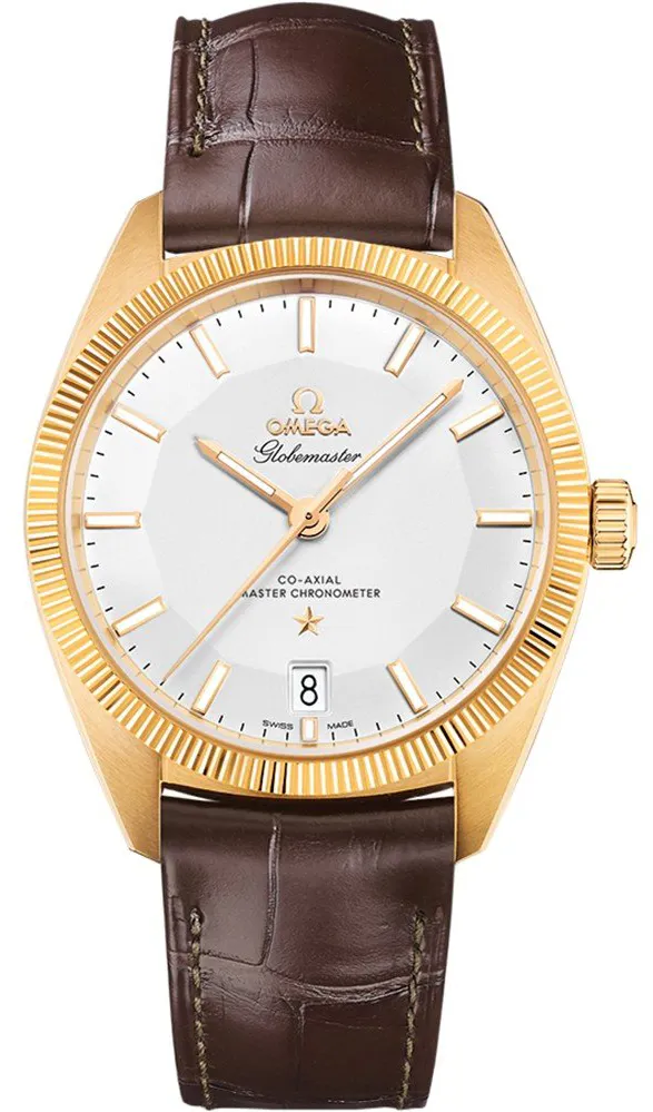 Omega Globemaster 130.53.39.21.02.002 39mm Yellow gold Silver