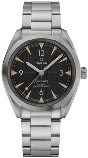 Omega Railmaster 220.10.40.20.01.001 Stainless steel Black