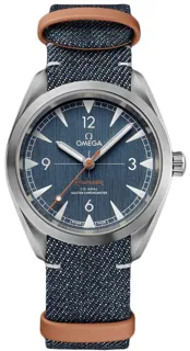 Omega Railmaster 220.12.40.20.03.001 Stainless steel Blue