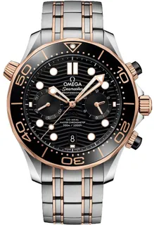 Omega Seamaster Diver 300M 210.20.44.51.01.001 Sedna gold Black