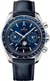 Omega Speedmaster Professional Moonwatch Moonphase 304.33.44.52.03.001 Stainless steel Blue