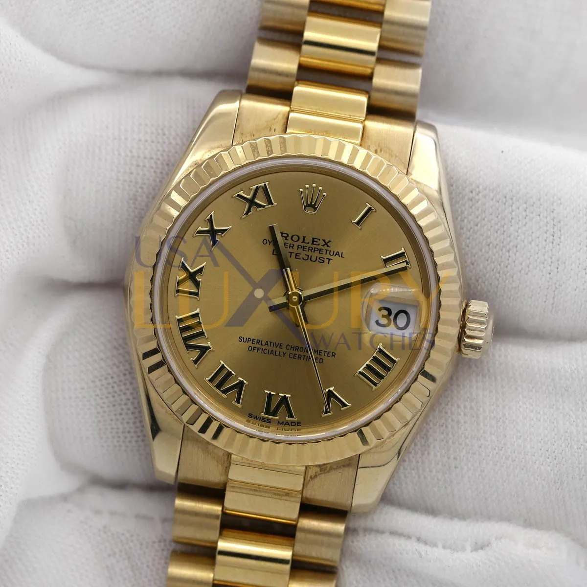 Rolex Datejust 31 178278 31mm Yellow gold Champagne 2