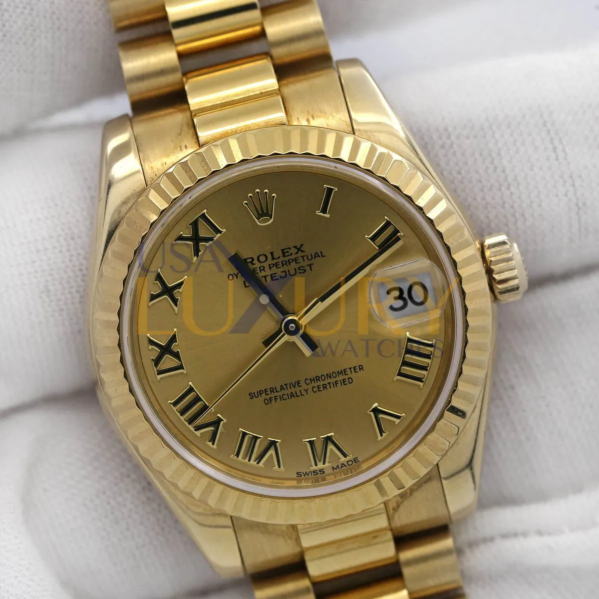 Rolex Datejust 31 178278 31mm Yellow gold Champagne 3