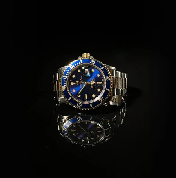 Rolex Submariner 16803 40mm Yellow gold and Stainless steel Blue