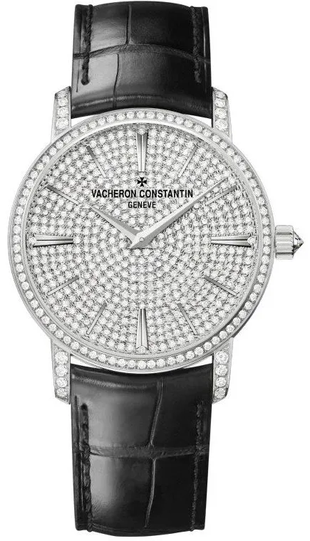 Vacheron Constantin Traditionnelle 82673/000G-9821 38mm White gold Paved