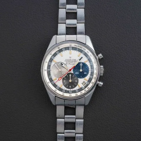 Zenith El Primero A386 38mm Steel Silver