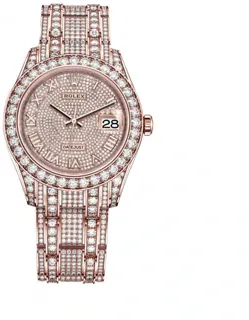 Rolex Pearlmaster 86405RBR Rose gold and Diamond Pink