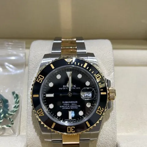 Rolex Submariner 126613LN 41mm Yellow gold and Stainless steel Black