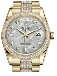 Rolex Day-Date 36 118348 Yellow gold Gray