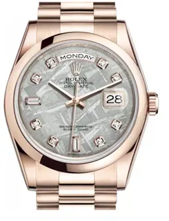 Rolex Day-Date 36 118205 36mm Rose gold Gray