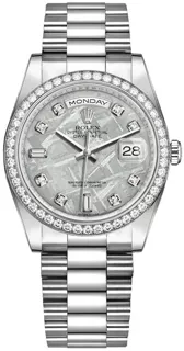 Rolex Day-Date 36 118346 Platinum Gray