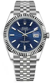 Rolex Datejust 41 126334 White gold and Stainless steel Blue