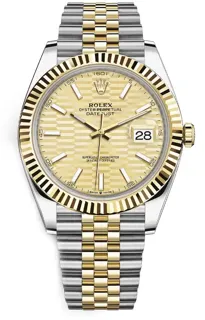 Rolex Datejust 41 126333 Yellow gold and Stainless steel Champagne