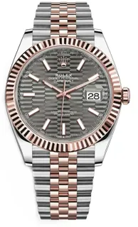 Rolex Datejust 41 126331 Rose gold and Stainless steel Gray