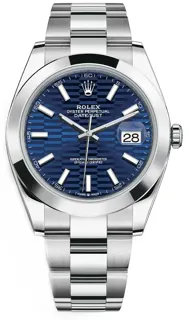 Rolex Datejust 41 126300 Oystersteel Blue