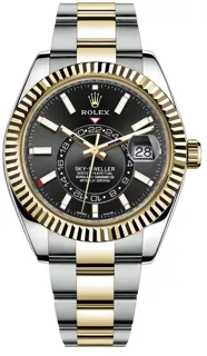 Rolex Sky-Dweller 326933 Yellow gold Black