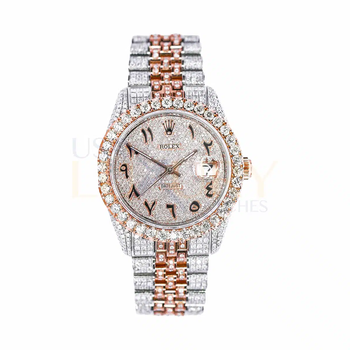 Rolex Datejust 1603 36mm Stainless steel & rose gold •