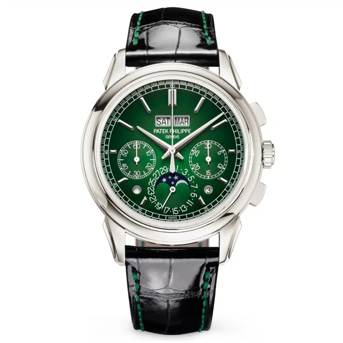 Patek Philippe Perpetual Calendar Chronograph 5270P-014 41mm Yellow gold Green