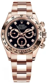 Rolex Daytona 116505 Everose gold Black