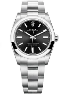 Rolex Oyster Perpetual 34 124200 Stainless steel Black