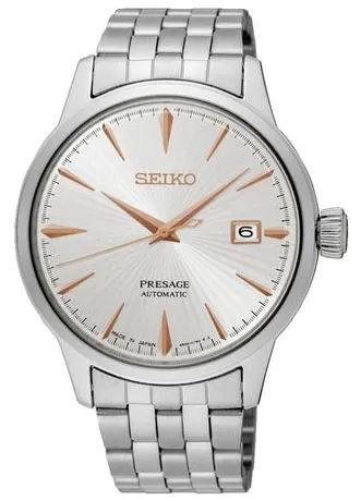 Seiko Presage SRPB47J1 40.5mm Stainless steel Silver