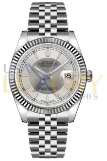 Rolex Datejust 36 116234 White gold and Stainless steel Silver