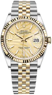 Rolex Datejust 36 126233-0037 Yellow gold and Stainless steel Champagne