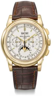 Patek Philippe Perpetual Calendar Chronograph 5970J-001 Yellow gold Silver