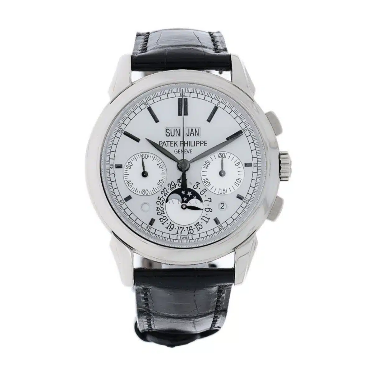 Patek Philippe Perpetual Calendar Chronograph 5970G-001 41mm White gold Silver