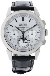 Patek Philippe Perpetual Calendar Chronograph 5970G-001 White gold Silver