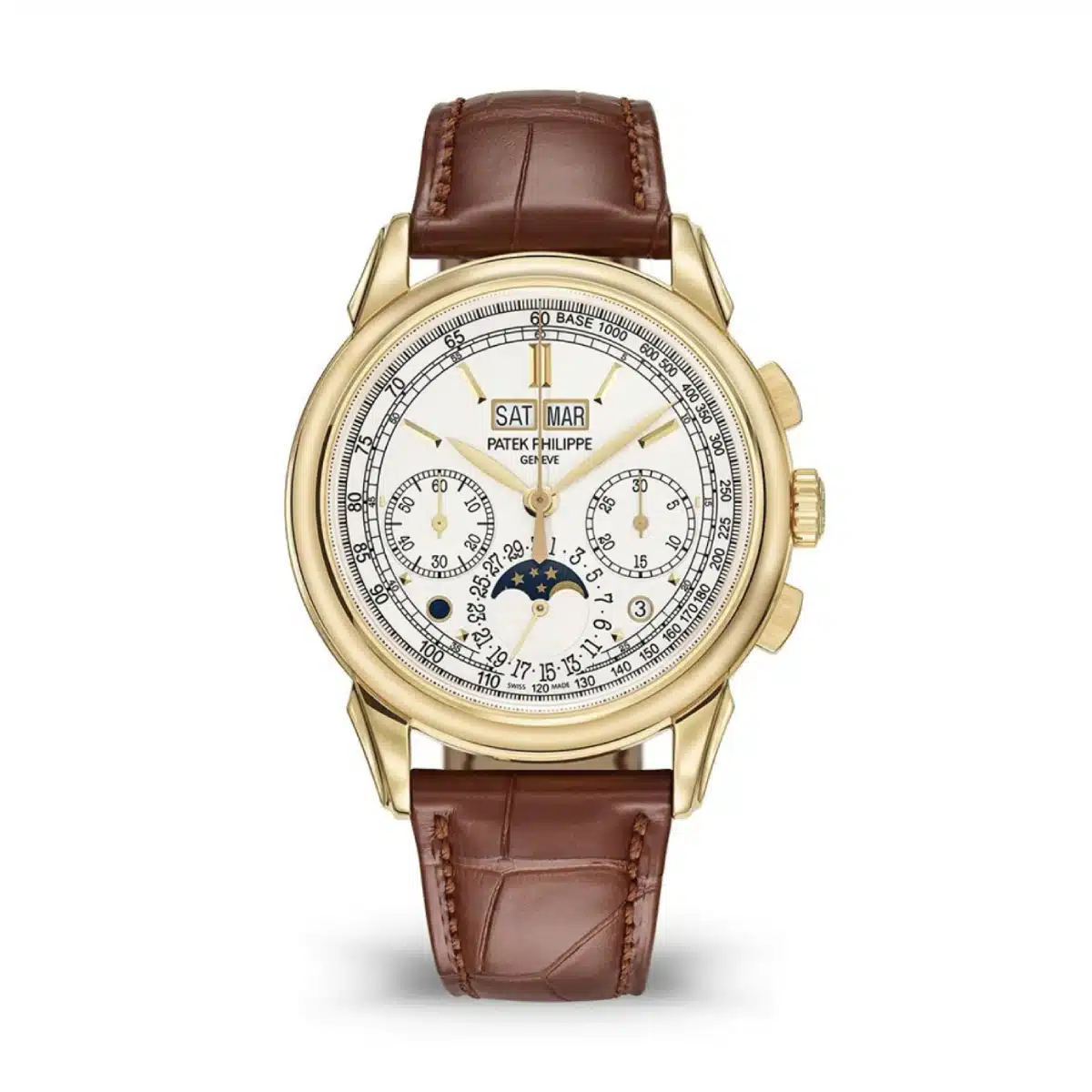 Patek Philippe Perpetual Calendar Chronograph 5970J-001 41mm Yellow gold Silver