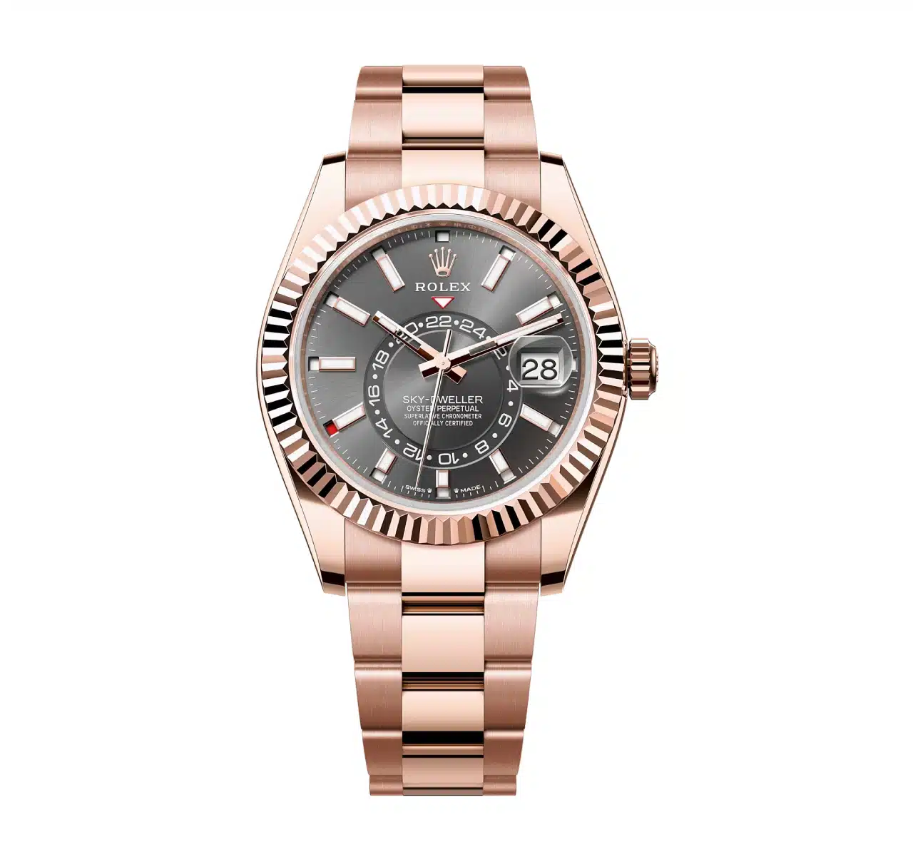 Rolex Sky-Dweller 336935-0004 42mm Everose gold Gray