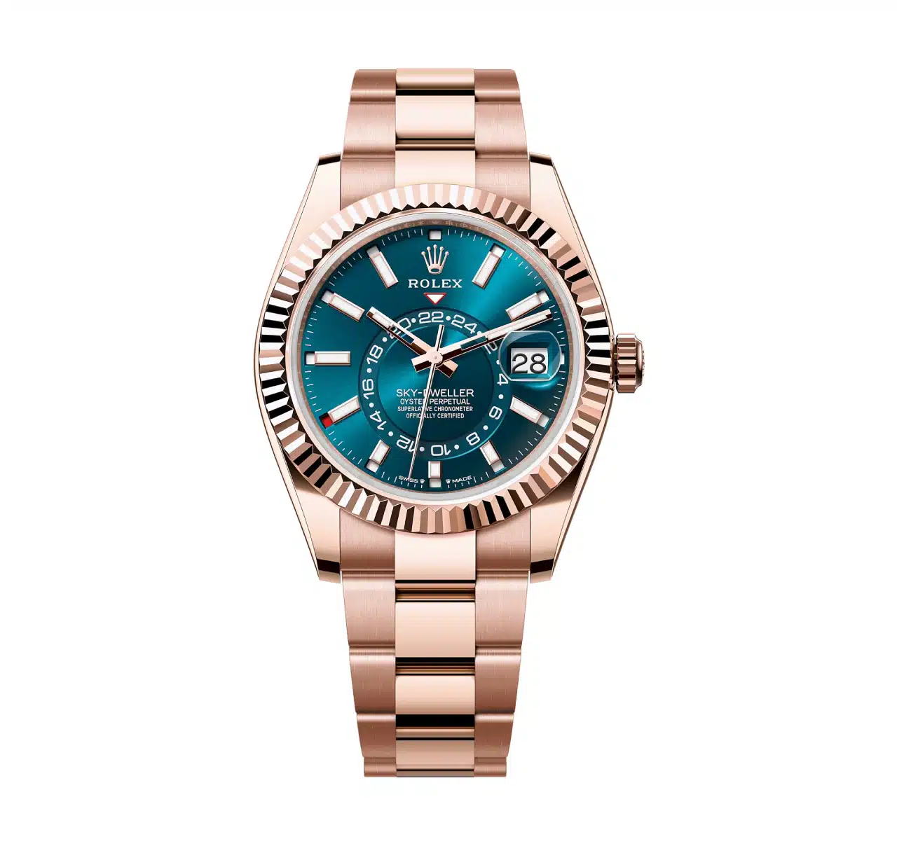 Rolex Sky-Dweller 336935-0001 42mm Everose gold Blue and Green