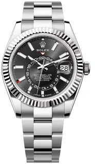 Rolex Sky-Dweller 336934-0007 White gold and Stainless steel Black