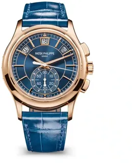 Patek Philippe Annual Calendar Chronograph 5905R-010 Rose gold Blue