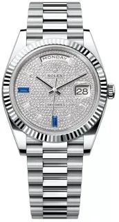 Rolex Day-Date 40 228236-0009 Platinum White