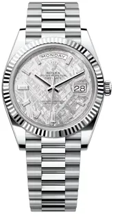 Rolex Day-Date 228236-0011 Platinum Meteorite set with diamonds