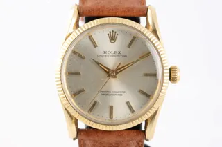 Rolex Oyster Perpetual 34 1011 14k yellow gold