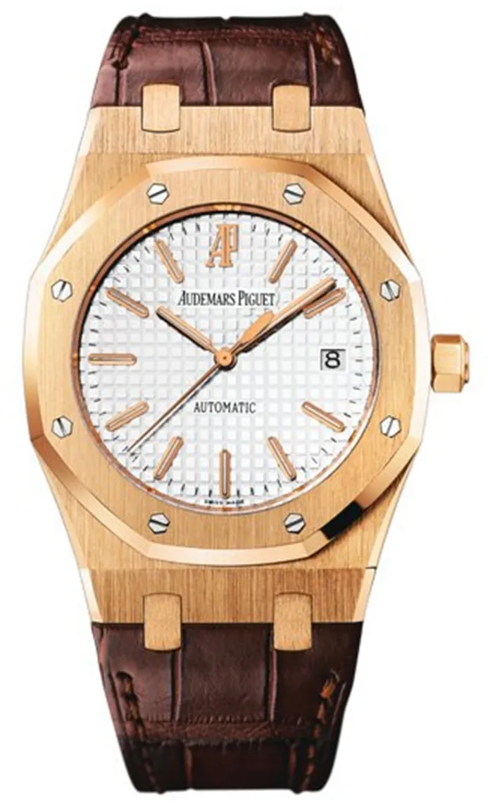 Audemars Piguet Royal Oak 15300OR.OO.D088CR.02 39mm Rose gold Silver