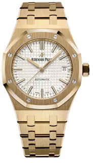 Audemars Piguet Royal Oak 15450BA.OO.1256BA.01 Yellow gold Silver