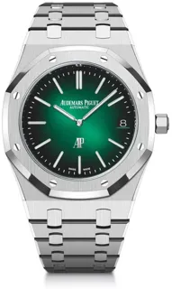 Audemars Piguet Royal Oak 16202PT.OO.1240PT.01 Platinum Green