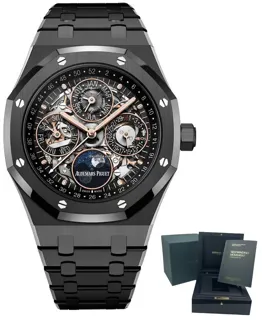 Audemars Piguet Royal Oak Perpetual Calendar 26585CE.OO.1225CE.01 Black ceramic Skeletonized