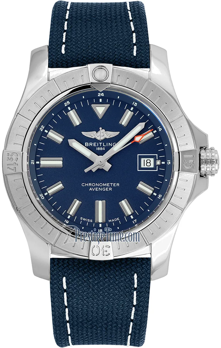 Breitling Avenger A17318101C1X2 43mm Stainless steel Blue