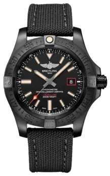 Breitling Avenger V17311101B1W1 44mm Titanium and Black DLC Black