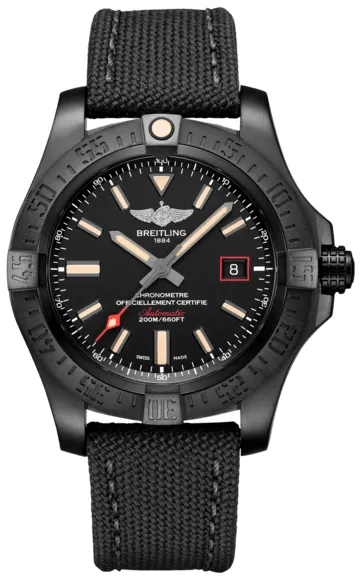 Breitling Avenger V17311101B1W1 44mm Titanium and Black DLC Black 1